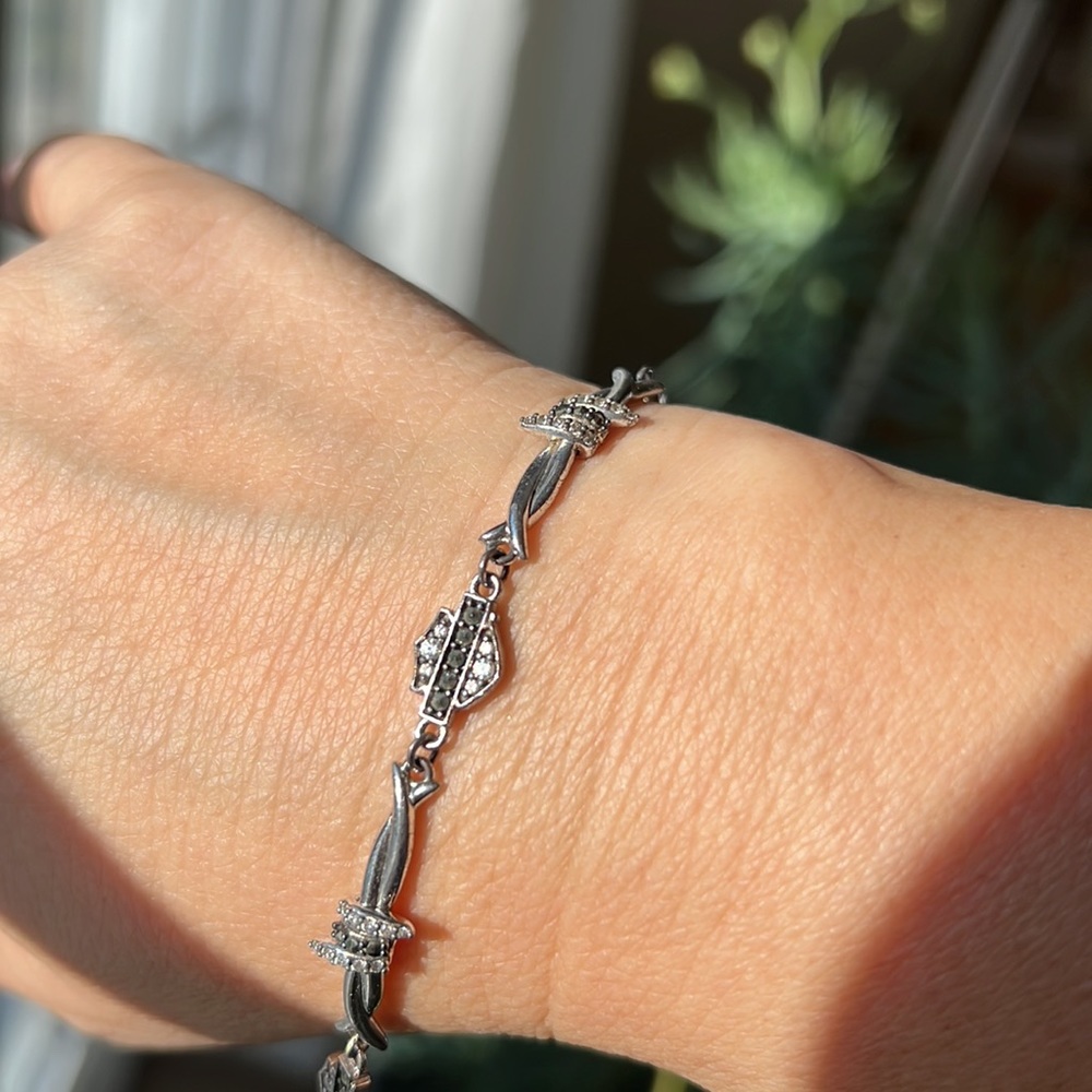 NWT Harley-Davidson 7.5” Diamond Bracelet.